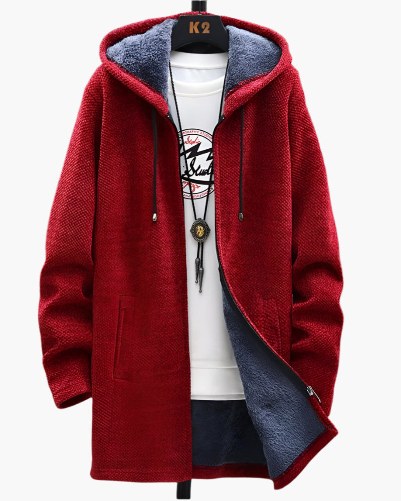 Drune | Fleecejacke mit Kapuze - Lässiger Style für Alltag und Freizeit