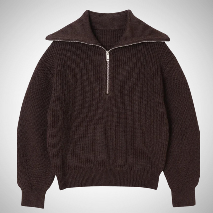 Drune | Halber Reißverschluss Pullover