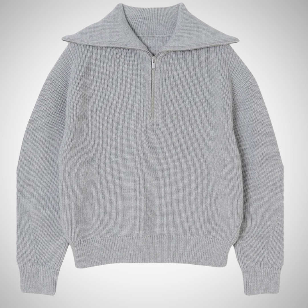 Drune | Halber Reißverschluss Pullover