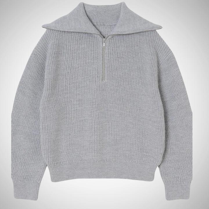 Drune | Halber Reißverschluss Pullover