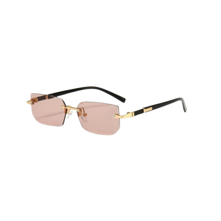 Drune Sonnenbrille - Modern - Rechteckig Rahmenlos Retro