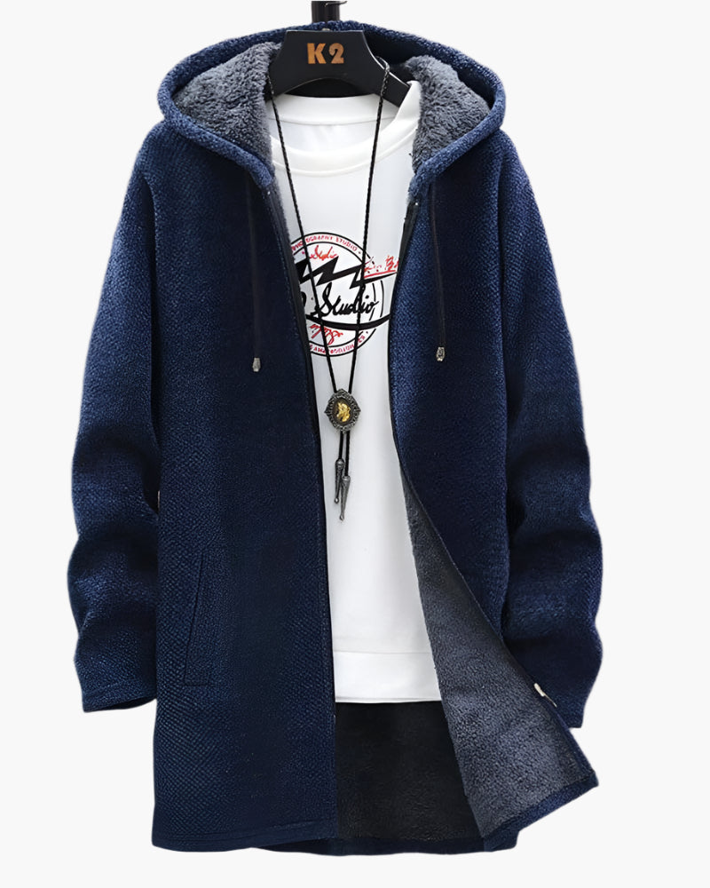 Drune | Fleecejacke mit Kapuze - Lässiger Style für Alltag und Freizeit
