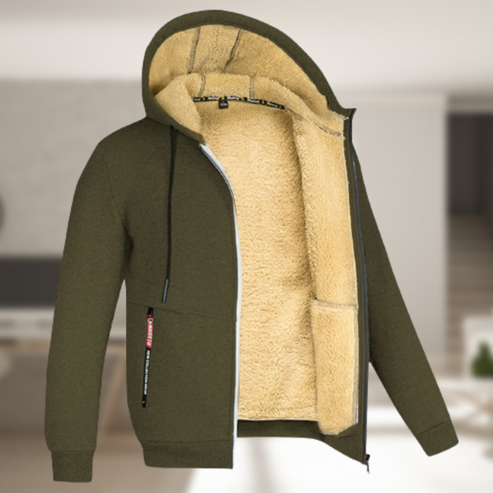 Drune | Winterjacke mit Fleecekapuze