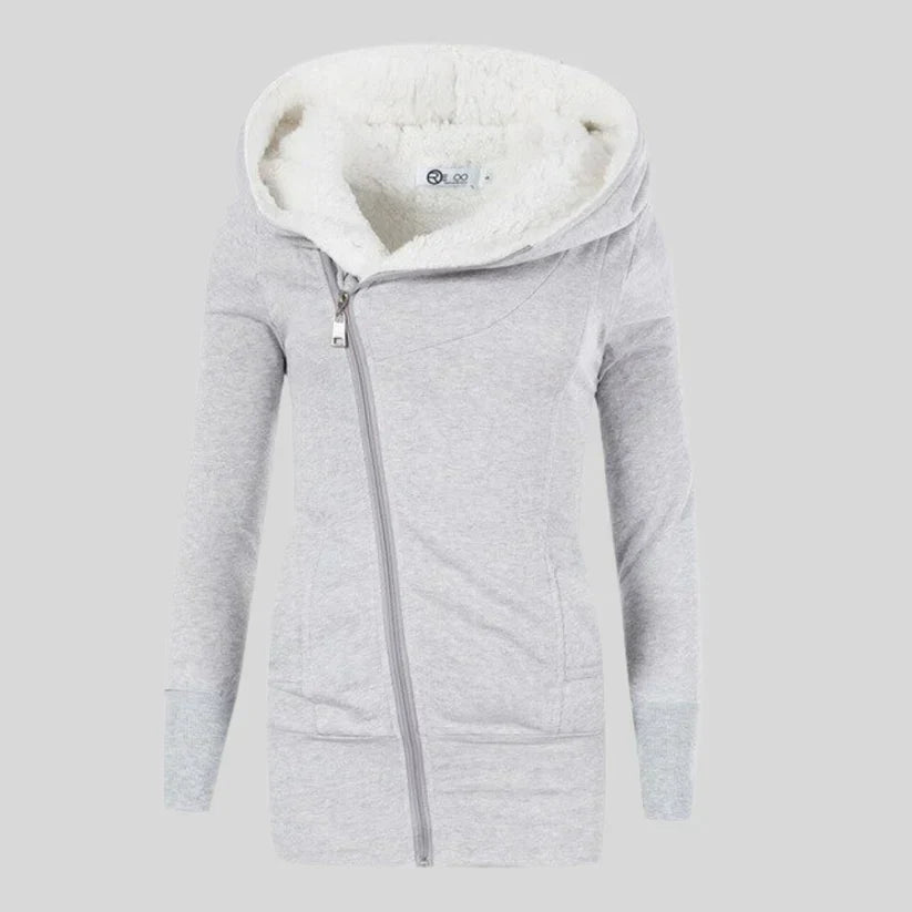 Drune | Fleece Cardigan mit Kapuze