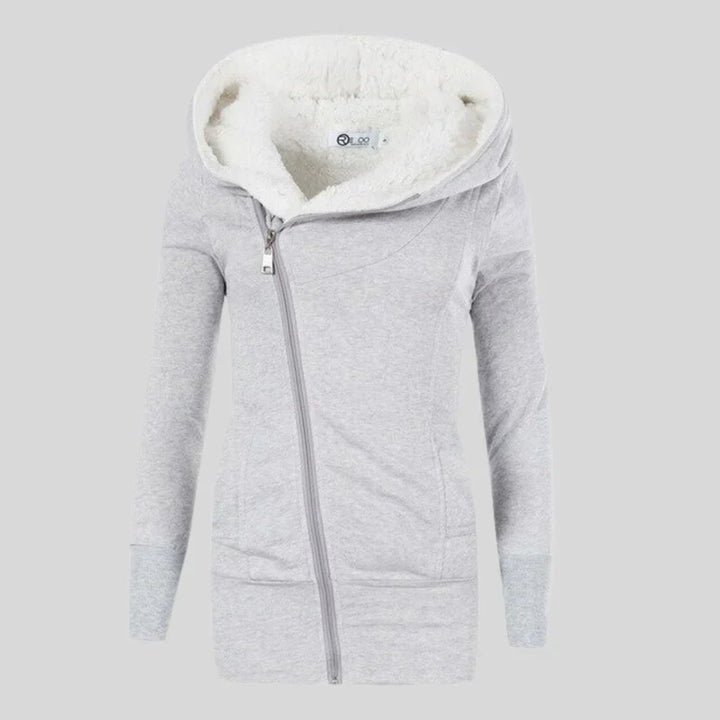Drune | Fleece Cardigan mit Kapuze