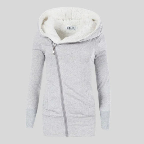 Drune | Fleece Cardigan mit Kapuze