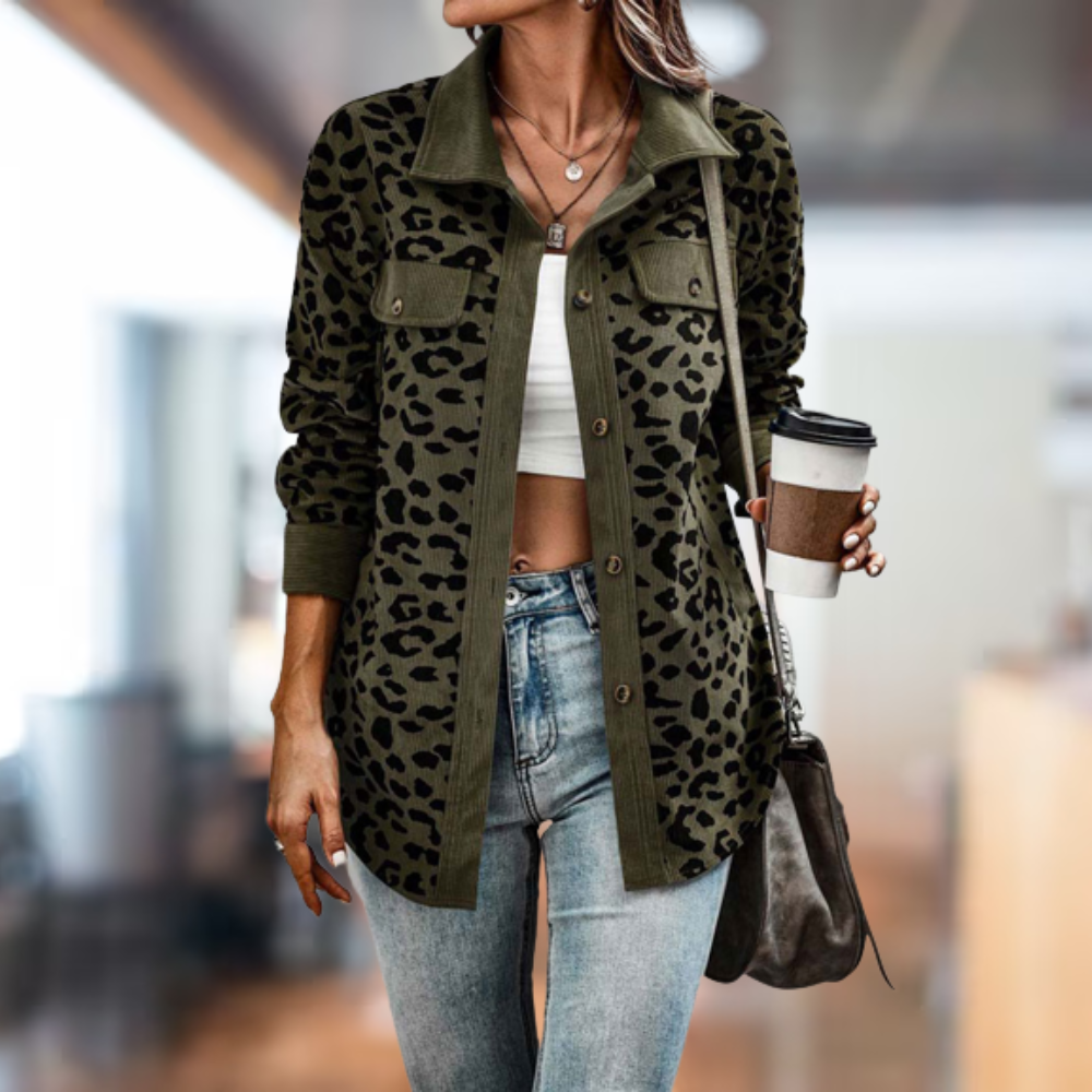 Drune | bequemste Leoparden-Winterjacke