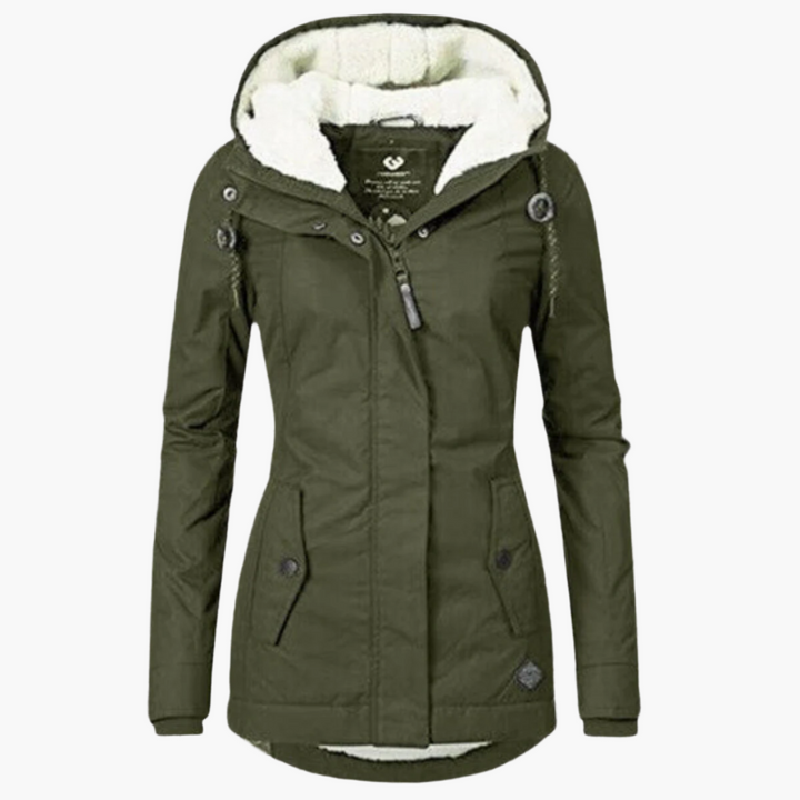 Drune | Winterjacke Sherpa-Hoodie - Eleganter und Wärmender Outdoor Parka für kalte Tage