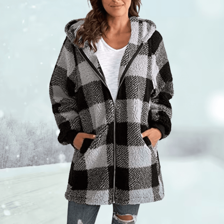 Drune | Sherpa-Fleece-Mantel - Kapuzen-Design - Ultra-weiche Wärme - Lässige Winter-Schicht