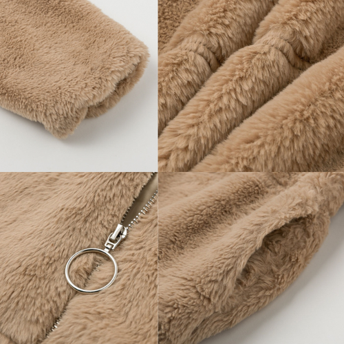 Drune | Wintermode Plüschjacke