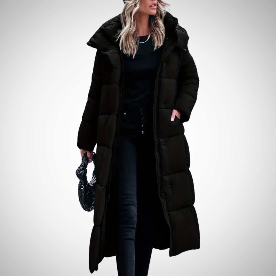 Drune | Marie Stylische Lange Decken Puffa Jacke Für Frauen