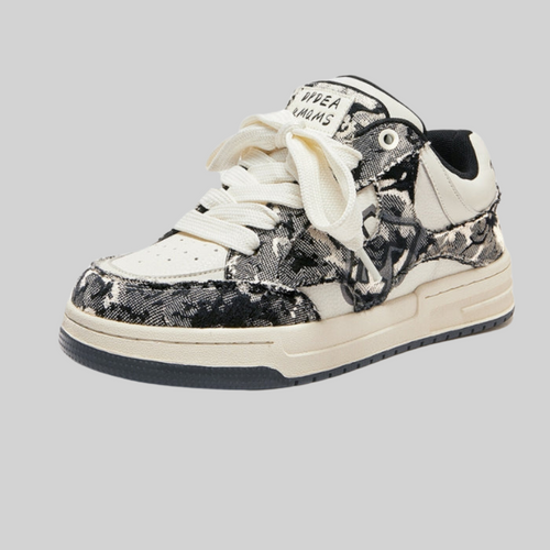 Drune Sneakers - Casual - Retro Kreuz Graffiti