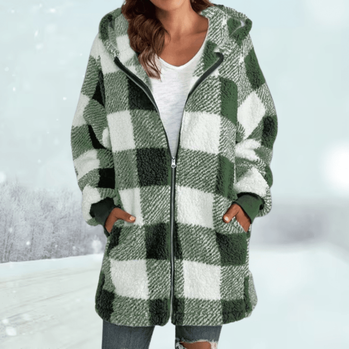 Drune | Sherpa-Fleece-Mantel - Kapuzen-Design - Ultra-weiche Wärme - Lässige Winter-Schicht