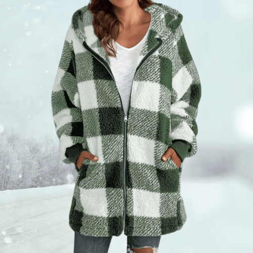 Drune | Sherpa-Fleece-Mantel - Kapuzen-Design - Ultra-weiche Wärme - Lässige Winter-Schicht