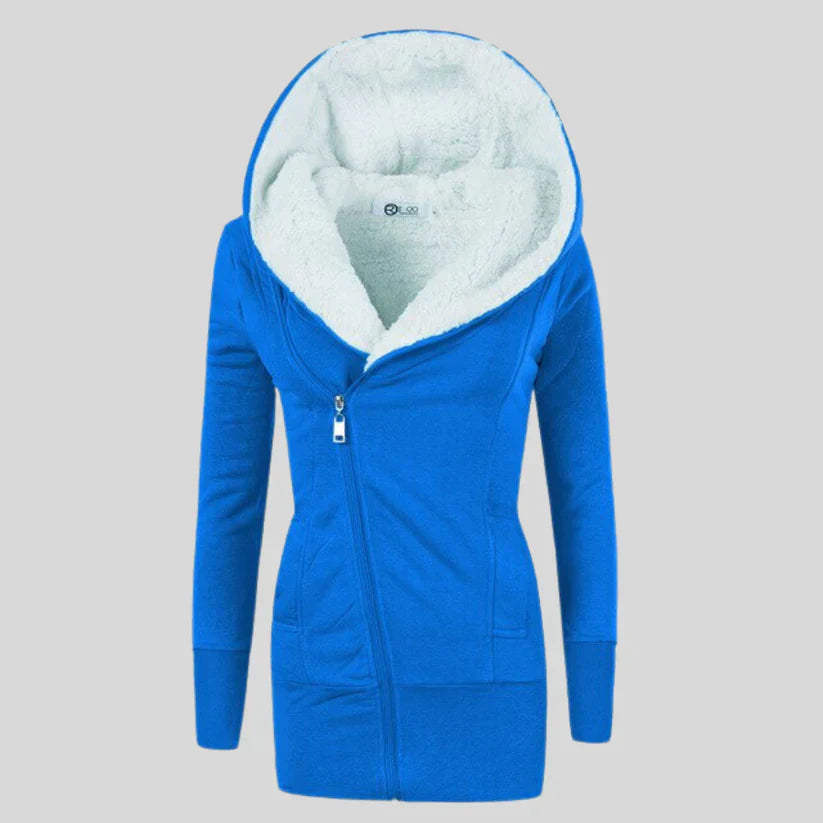 Drune | Fleece Cardigan mit Kapuze