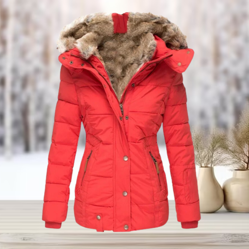 Drune | Elegante Winter-Pelzjacke mit Kapuze 2024