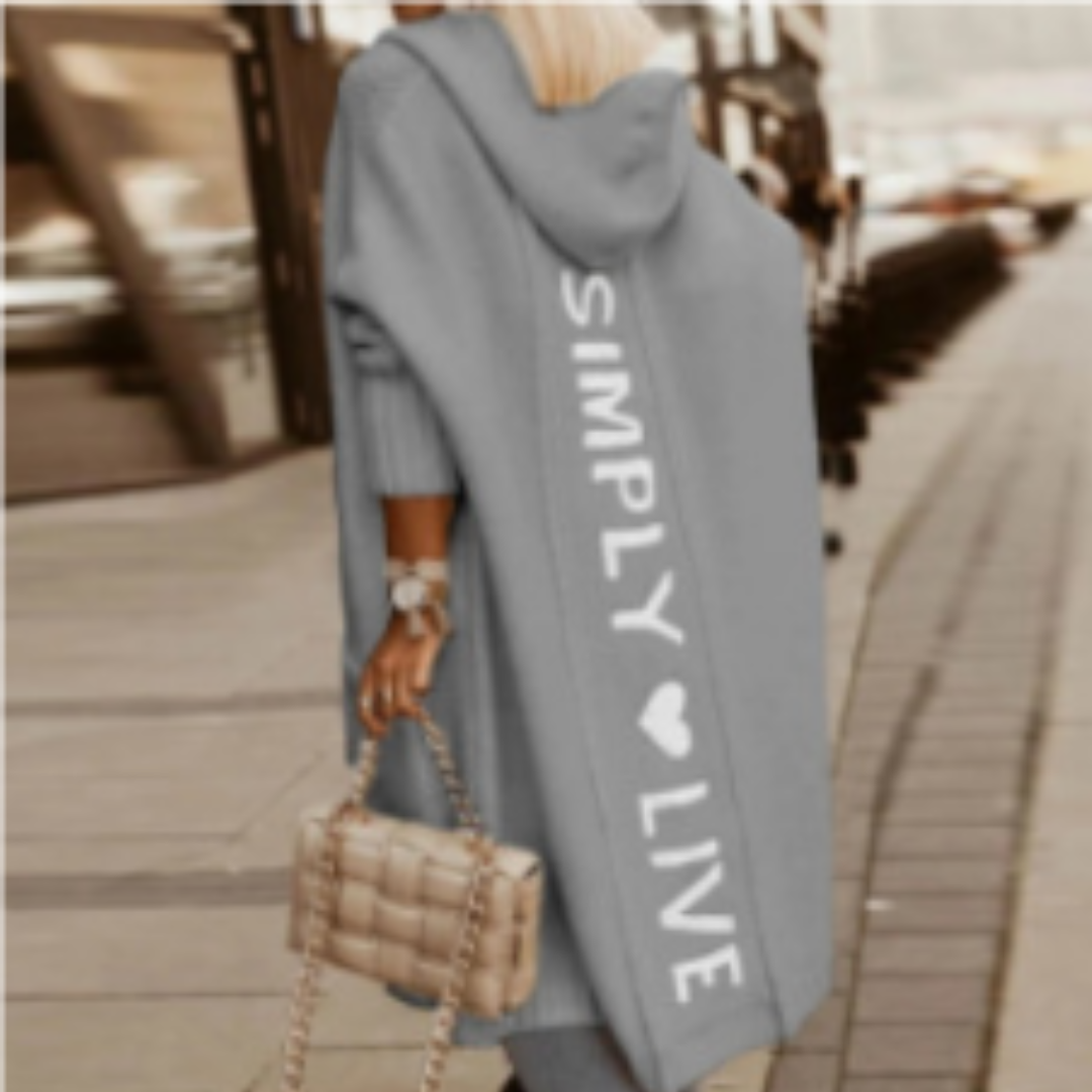 Drune | Elegante lange Strickjacke für Frauen