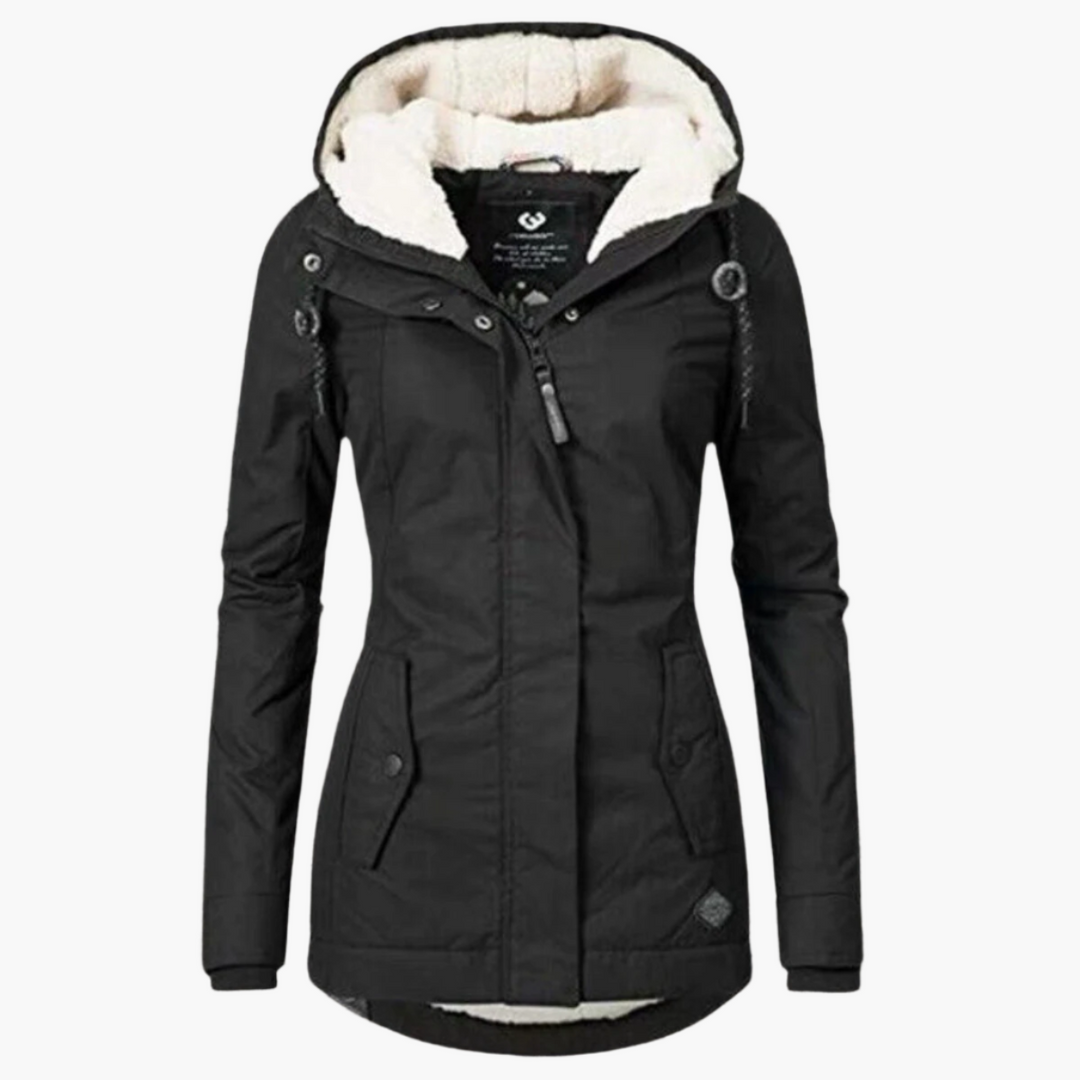 Drune | Winterjacke Sherpa-Hoodie - Eleganter und Wärmender Outdoor Parka für kalte Tage