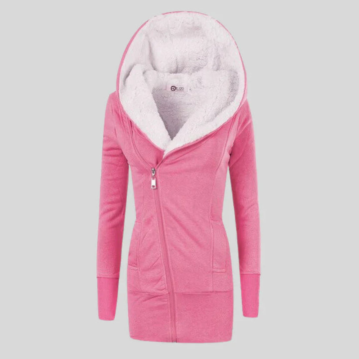 Drune | Fleece Cardigan mit Kapuze