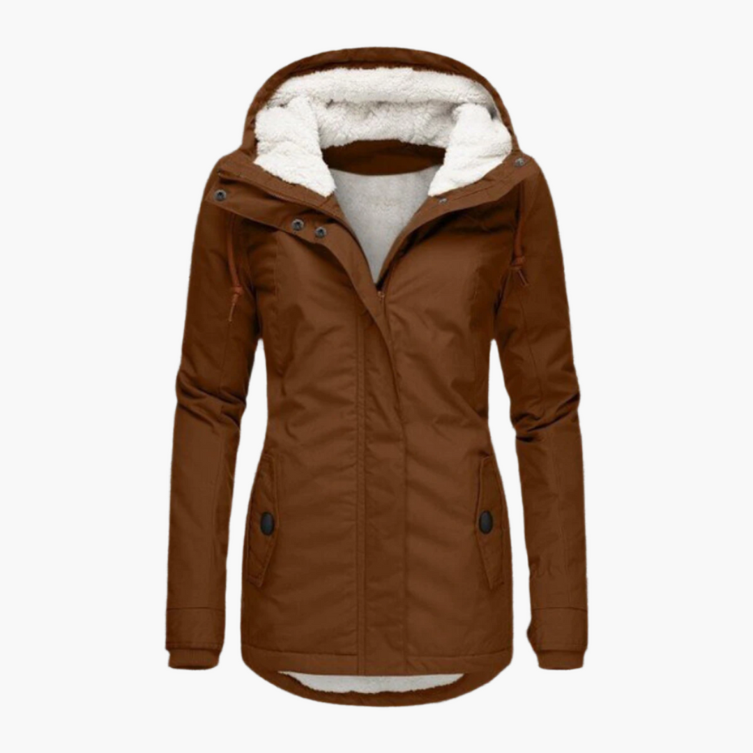 Drune | Winterjacke Sherpa-Hoodie - Eleganter und Wärmender Outdoor Parka für kalte Tage