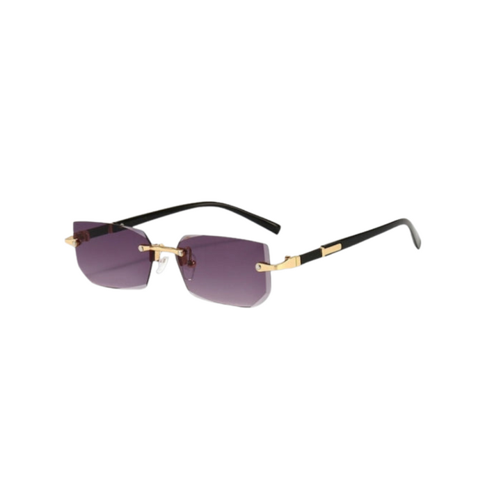 Drune Sonnenbrille - Modern - Rechteckig Rahmenlos Retro