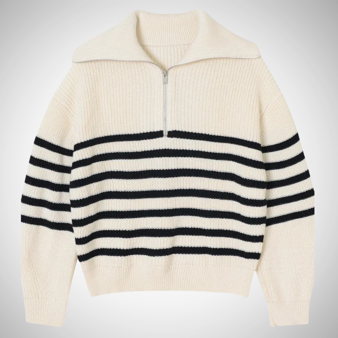 Drune | Halber Reißverschluss Pullover