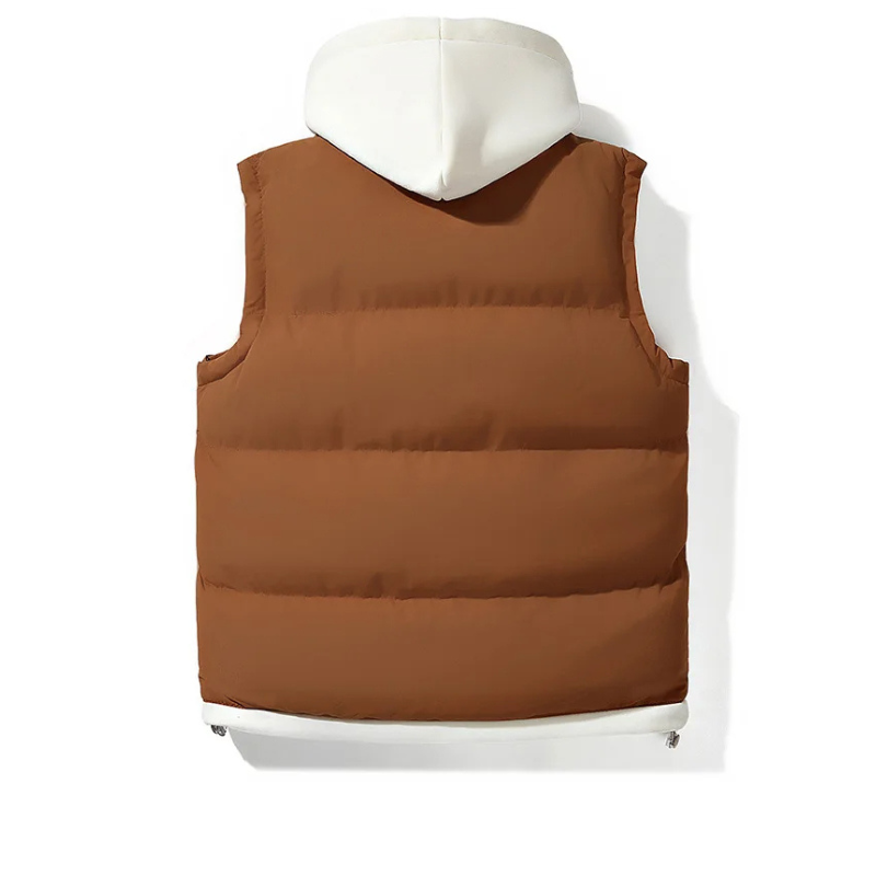 Drune | Shell Kapuzenausgestopftes Gilet