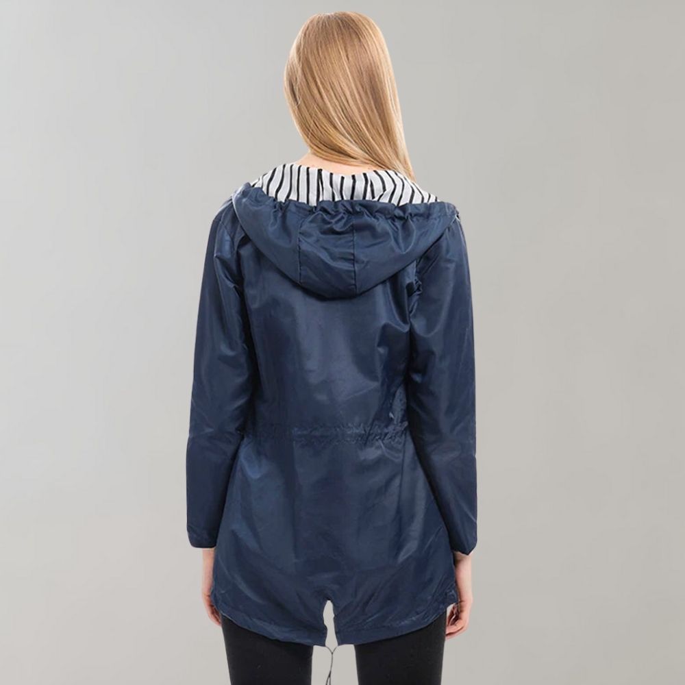 Drune | Trendy Lange Regenjacke für Damen Carina