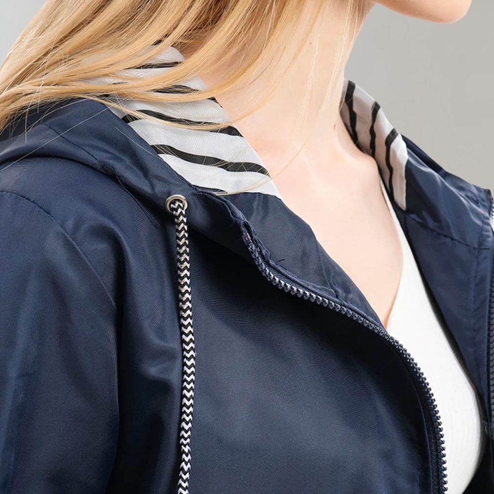 Drune | Trendy Lange Regenjacke für Damen Carina