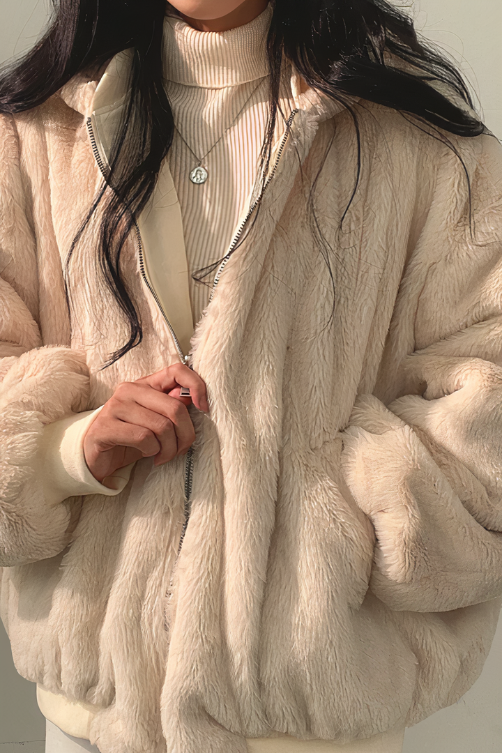 Drune | Winterjacke mit Kapuze aus Kaschmir