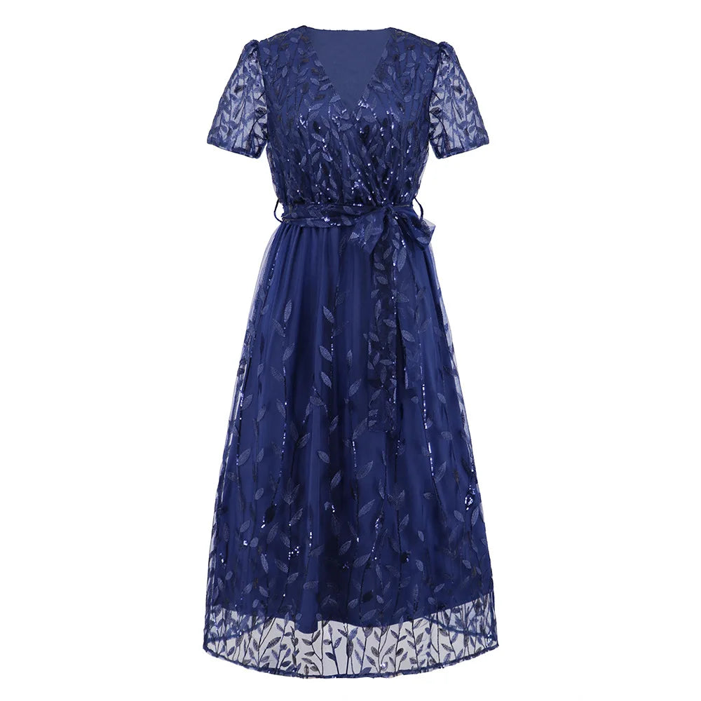 Drune - Midikleid mit Pailletten