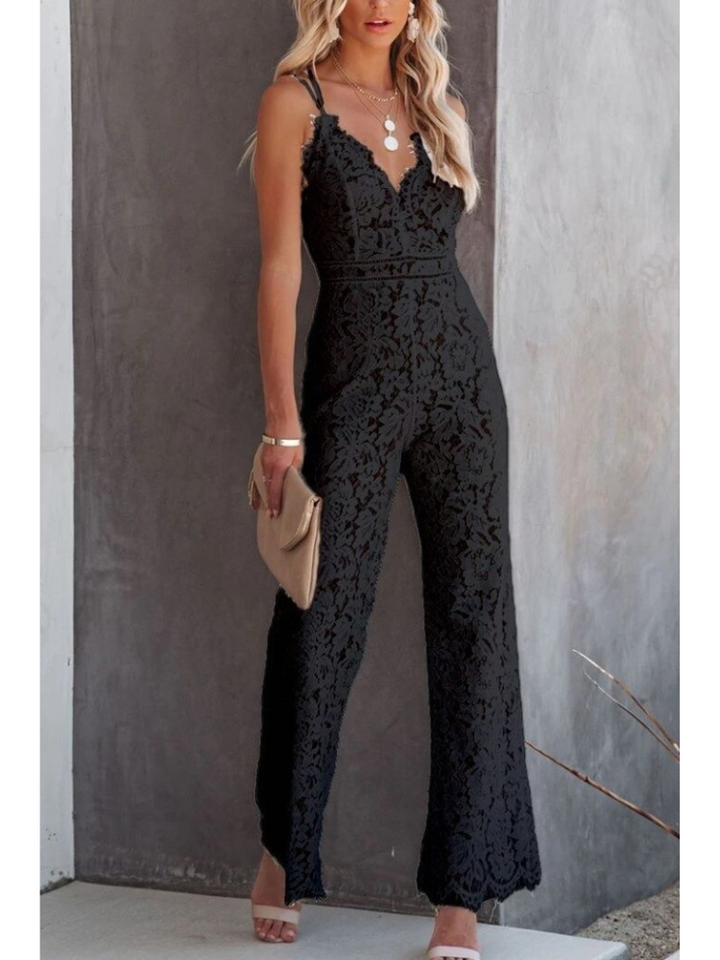 Drune | Eleganter Spitzen-Jumpsuit für Damen Luxuriös und Raffiniert
