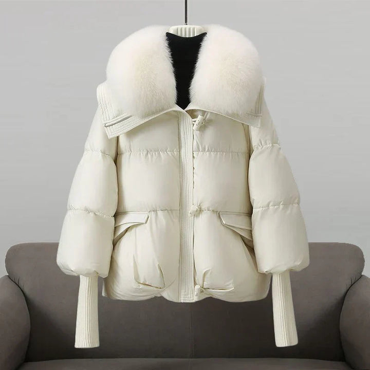 Drune | Pufferjacke mit Kunstpelzkragen