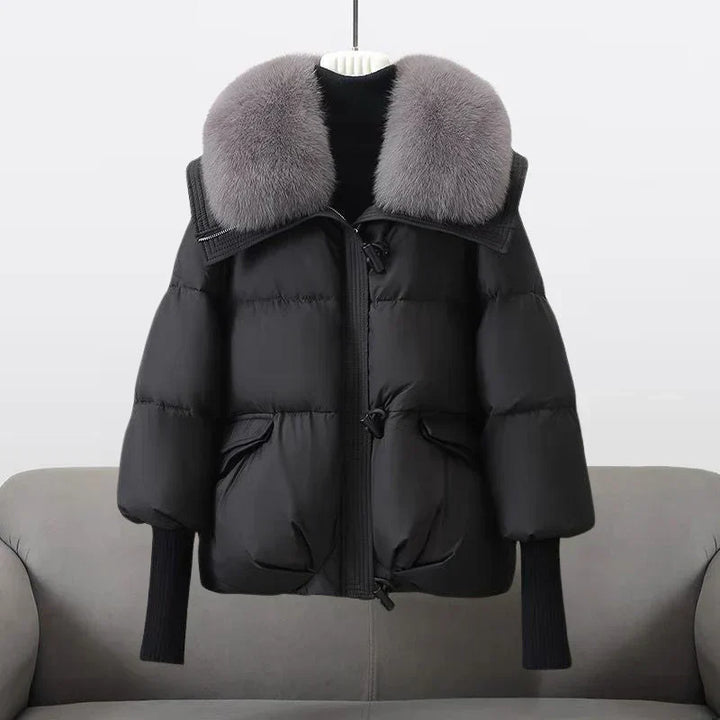 Drune | Pufferjacke mit Kunstpelzkragen