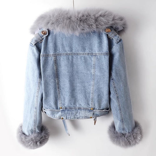Drune | Luxuriöser Denim-Mantel