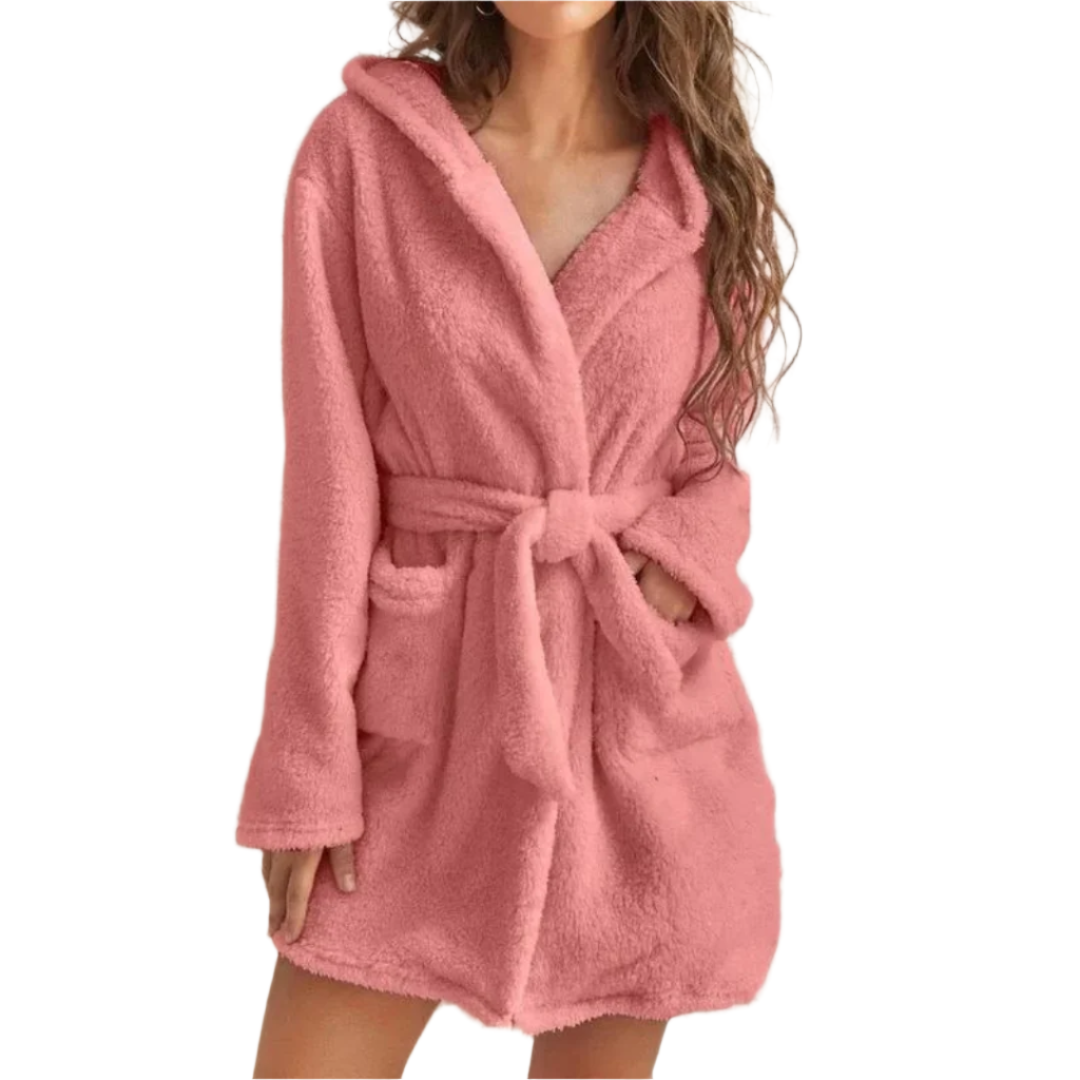 Drune | Kurze Bademantel Für Damen Im Modernen Stil