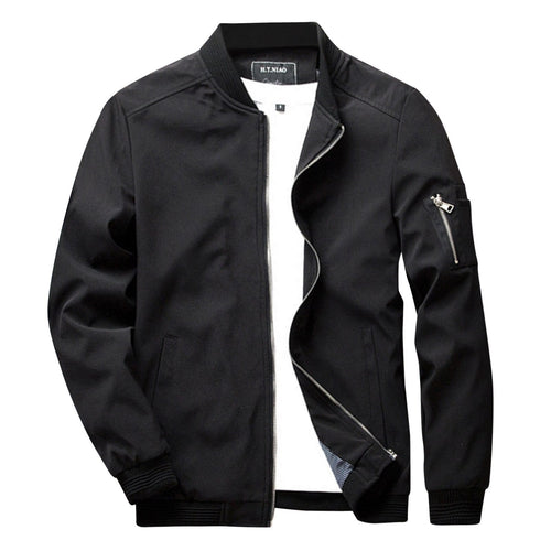 Drune | Klassische Bomberjacke mit Frontreißverschluss für Herren
