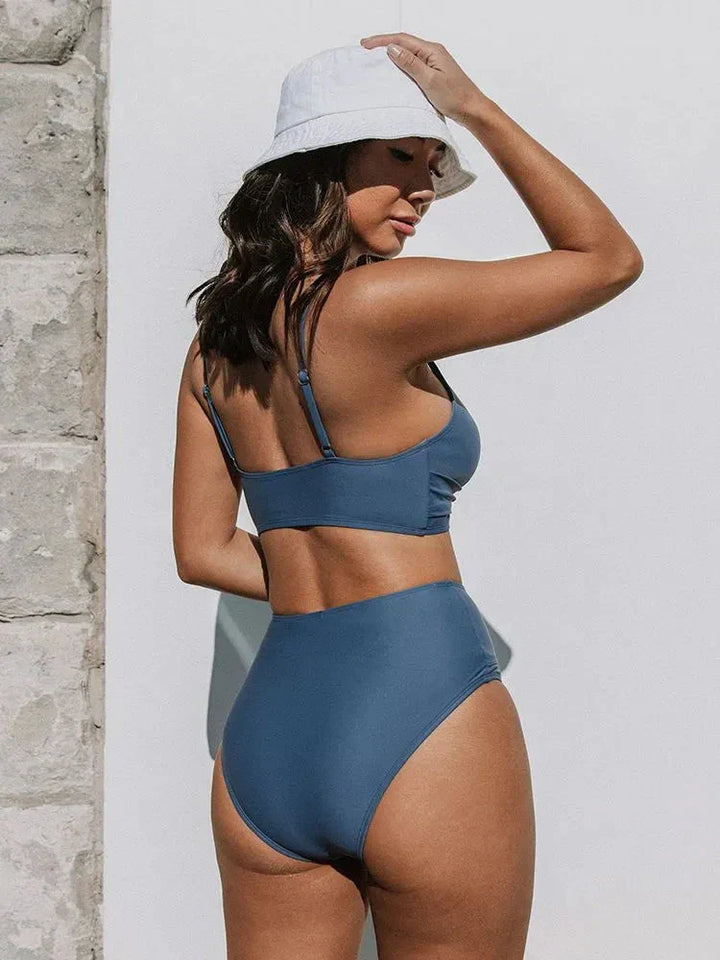 Damen Bikini Set mit Hoher Taille & Sommer-Strandmode | Drune