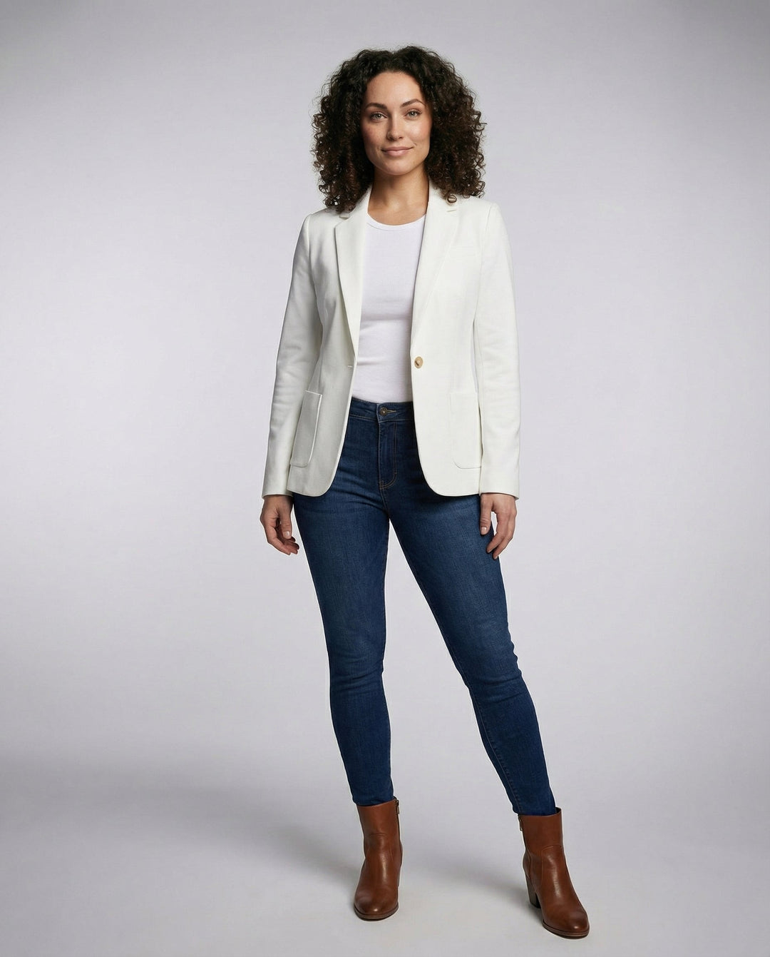 Damen Eleganter Langärmeliger Blazer | Drune