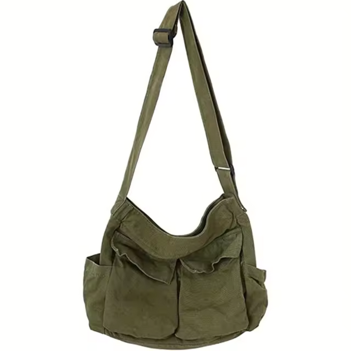 Drune | Schultertasche mit Faltendesign