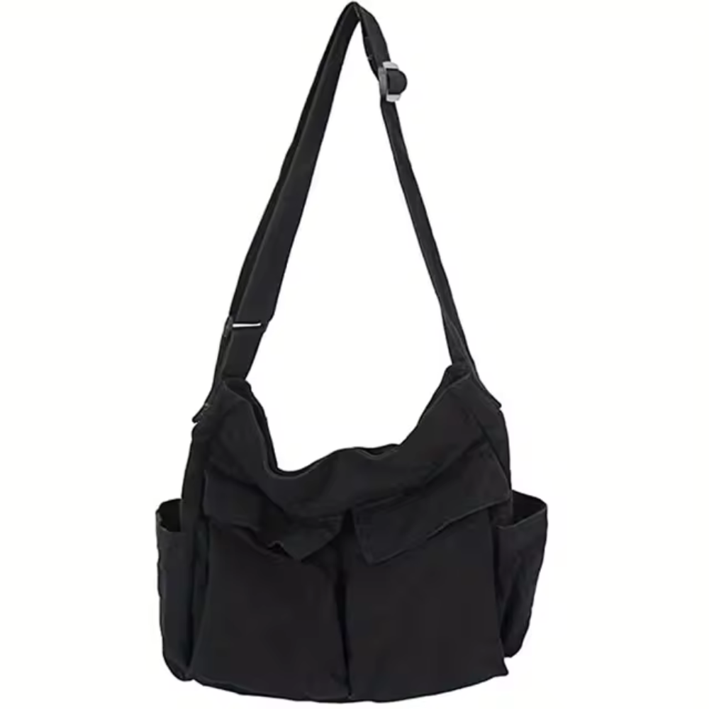 Drune | Schultertasche mit Faltendesign