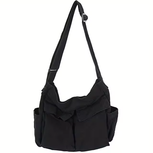 Drune | Schultertasche mit Faltendesign