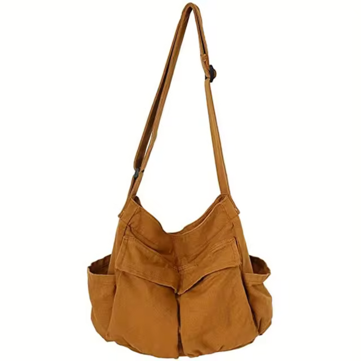 Drune | Schultertasche mit Faltendesign