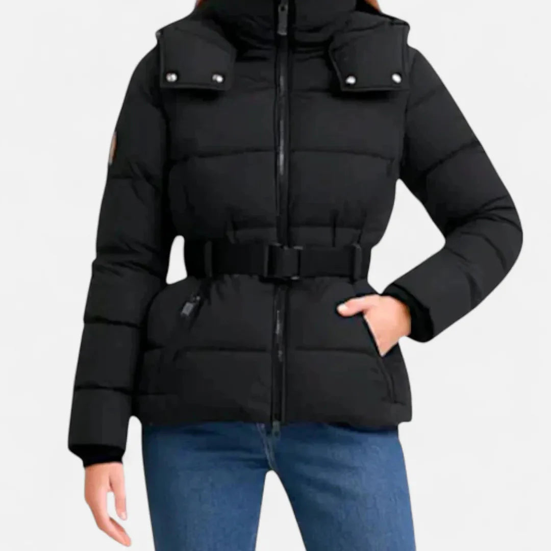 Drune | Gurtelter Puffer Jacke