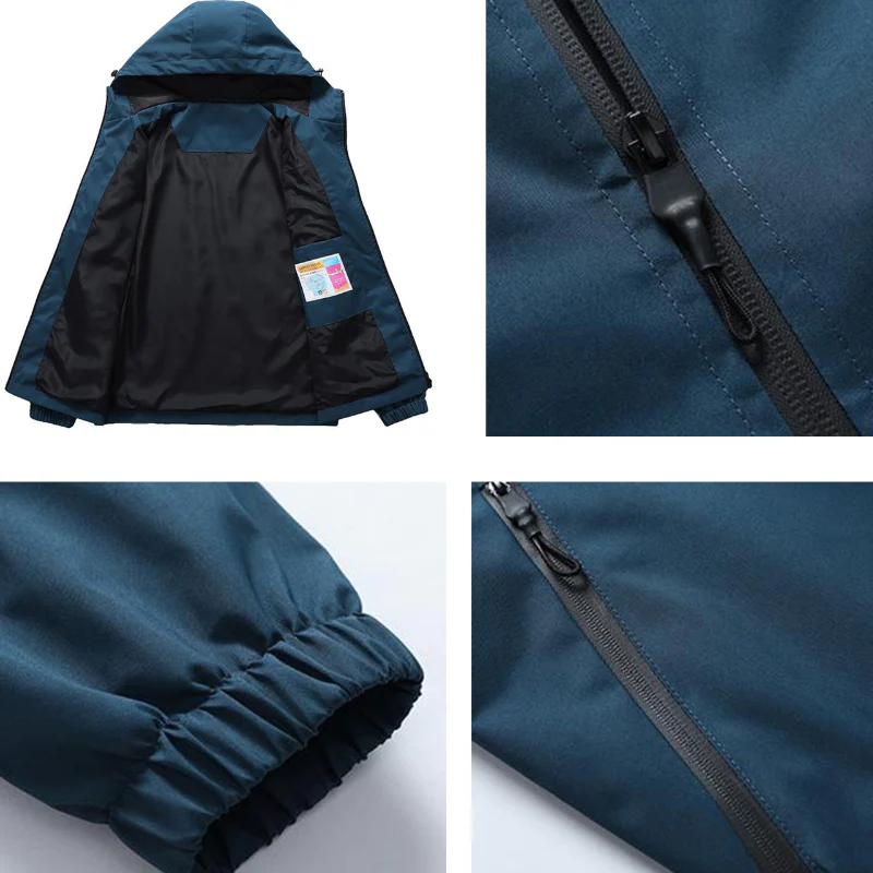 Drune | Wasser- und winddichte Outdoor-Jacke mit Kapuze