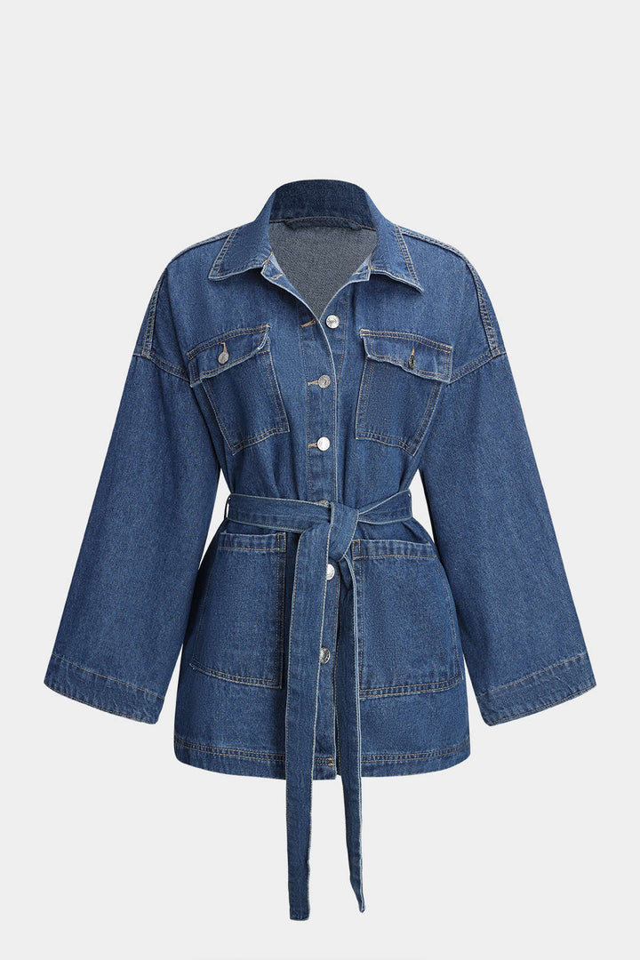 Drune | Taillierte Denim Jacke Modern und Vielseitig