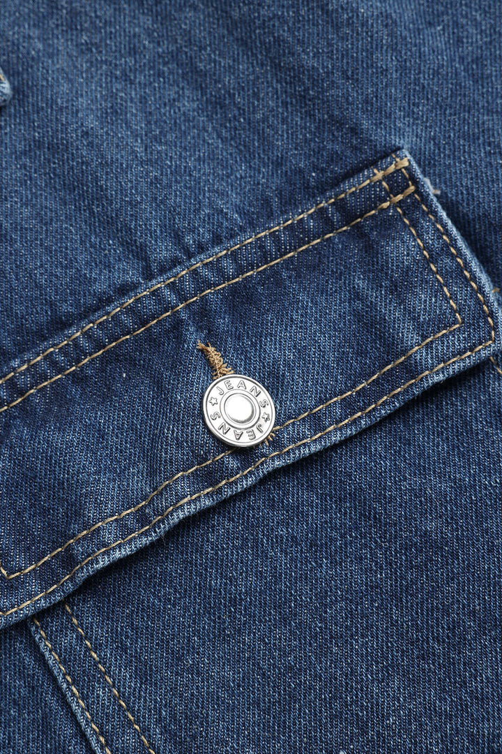 Drune | Taillierte Denim Jacke Modern und Vielseitig