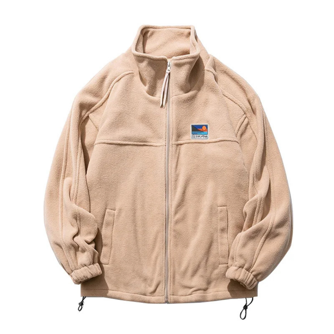 Drune | Herren Steppjacke mit Stehkragen und Reißverschluss Wärme