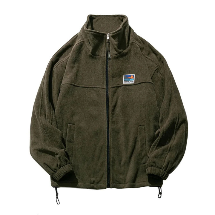Drune | Herren Steppjacke mit Stehkragen und Reißverschluss Wärme
