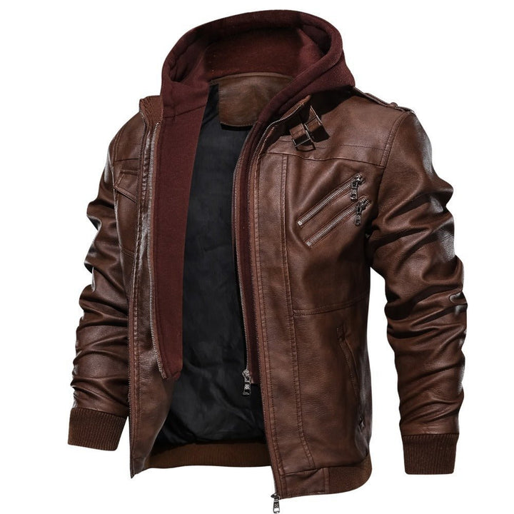 Drune | Premium kapuzenmotorjacke für Herren Lässig